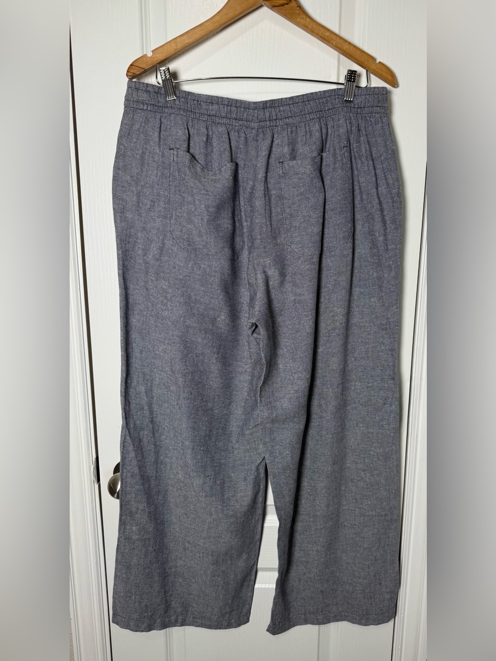Old Navy NWT High-Waisted Linen-Blend Wide-Leg Pants Large - Picture 4 of 8